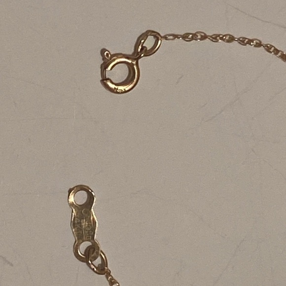 14K SOLID YELLOW GOLD #1 MOM HEART PENDANT GOLD CHAIN SIGNED AURAFIN - AUTHENTIC - Picture 10 of 16